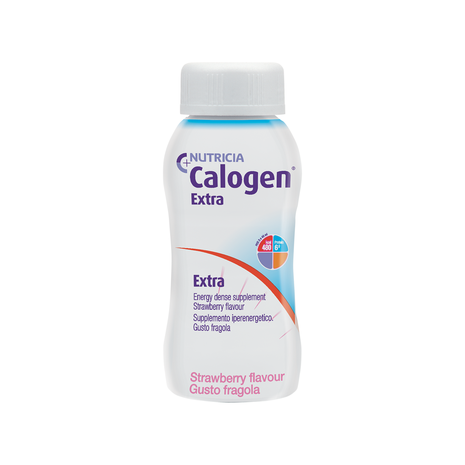Calogen Extra gusto fragola 96 Bottigliette da 200 ml | Nutricia