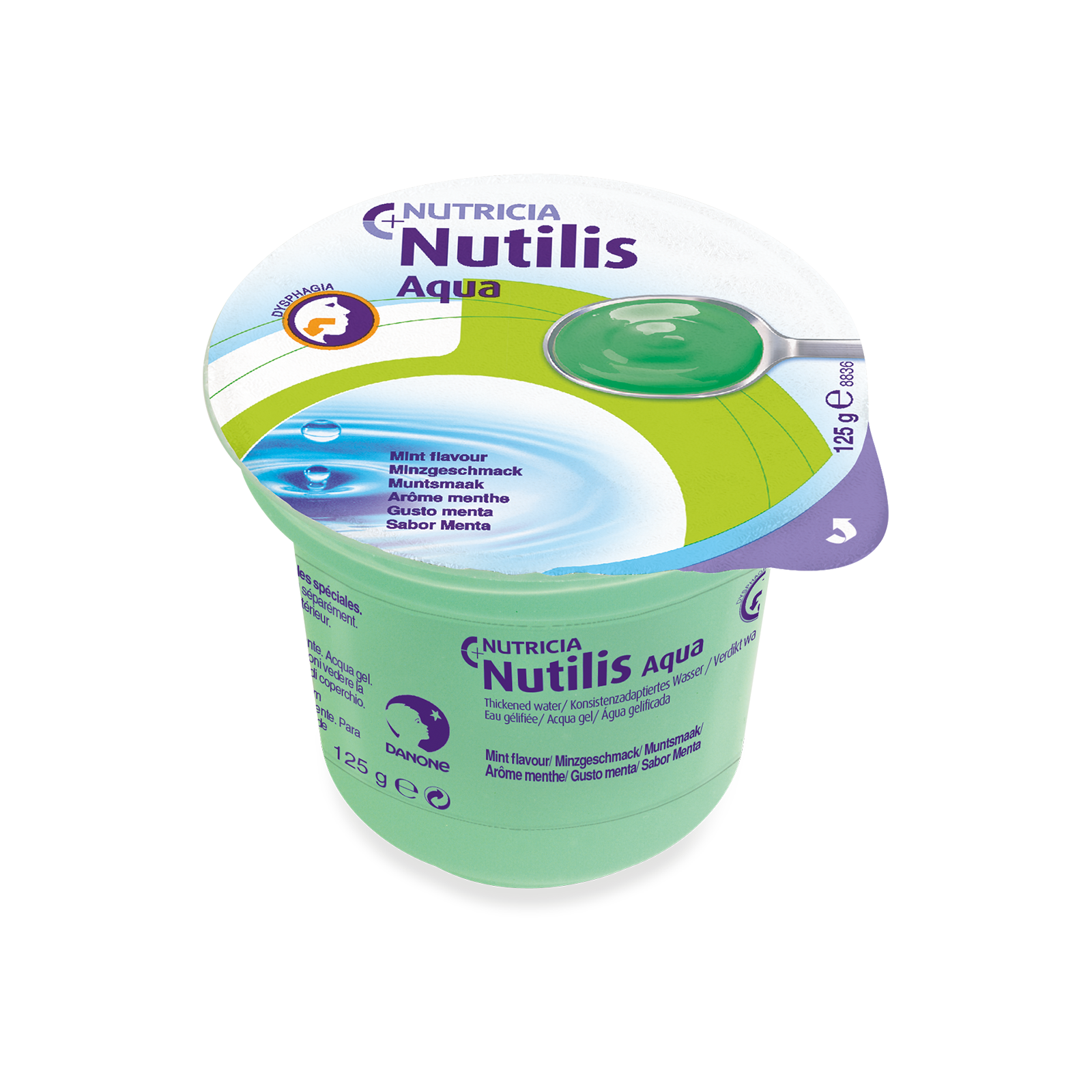Nutilis Aqua gel Menta 72x Vasetto 125 g | Nutricia