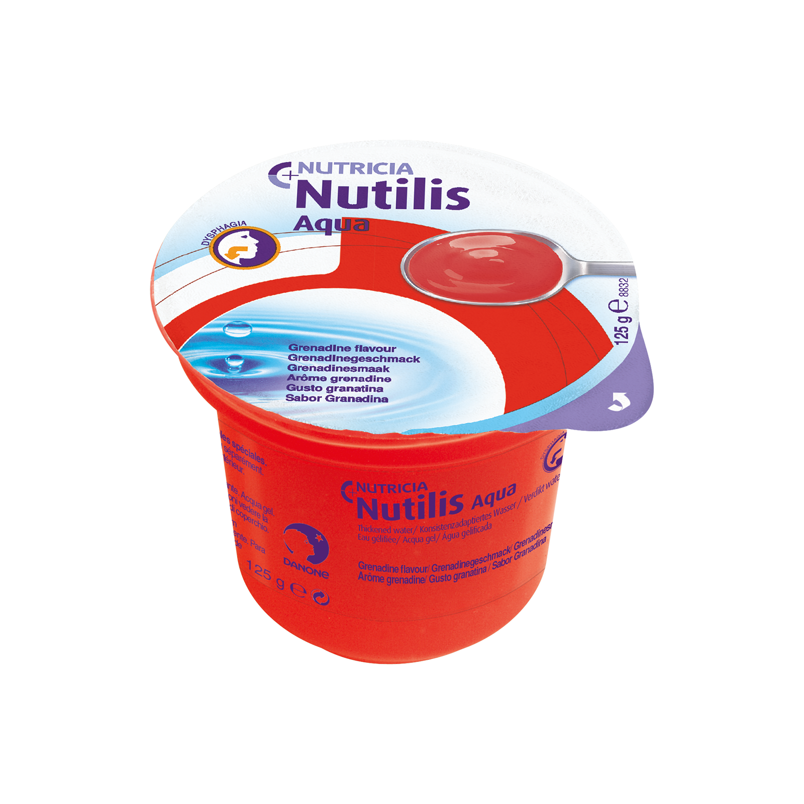 Nutilis Aqua gel Granatina 60x Vasetto 125 g | Nutricia