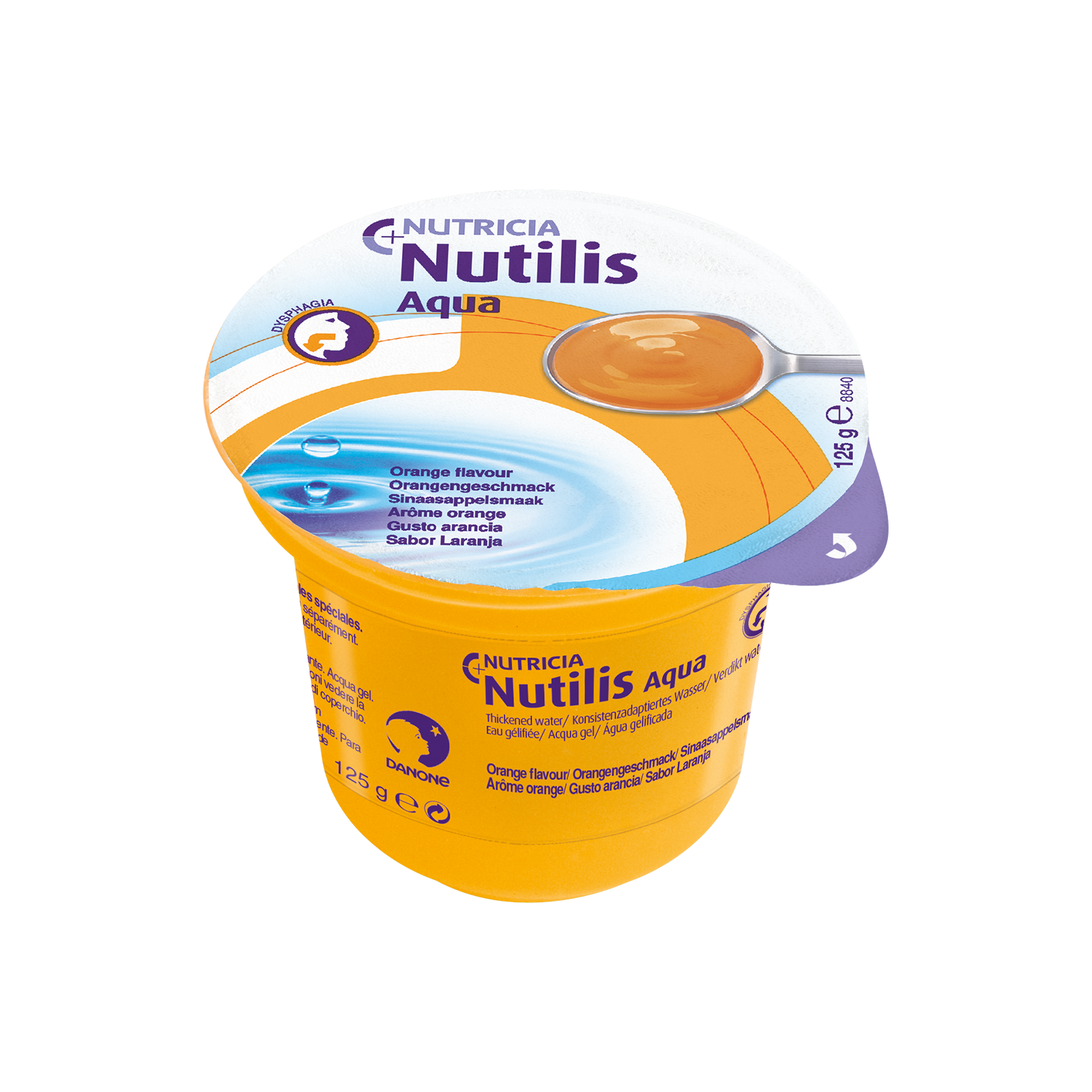 Nutilis Aqua gel Arancia 72x Vasetto 125 g | Nutricia