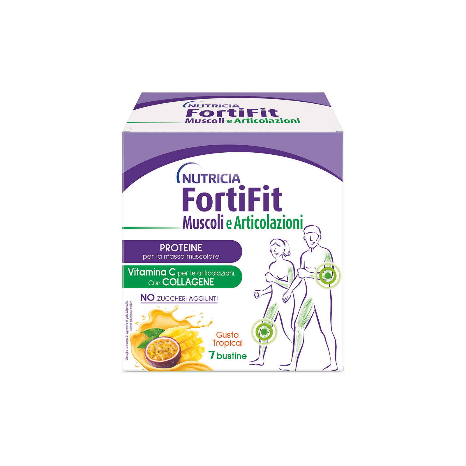 Integratori alimentari - FortiFit Muscoli e Articolazioni Tropical 1 astuccio, FORTIFIT