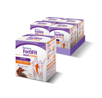 FortiFit Muscoli ed Energia Cacao 4 Astucci
